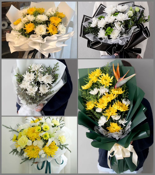 湖南邵阳隆回县金石桥镇白事花束代送